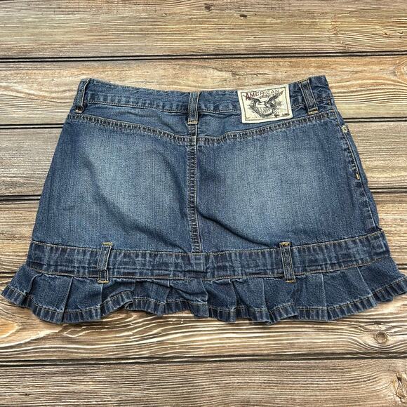 Vintage Y2K Denim Mini Skirt - Picture 6 of 7